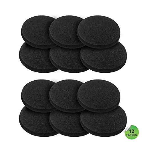 12 Pieces Activated Charcoal Carbon Filters Compost Bin