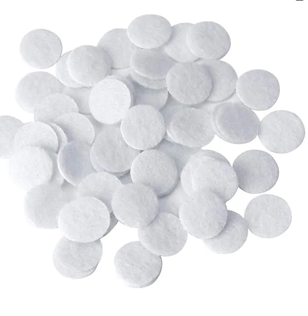 400 Pcs Microdermabrasion Cotton Filters Replacement 10 mm Dia Microdermabrasion Filters Facial Vacuum Filters Accesories Sponge Filter for Comedo Suction Microdermabrasion, White