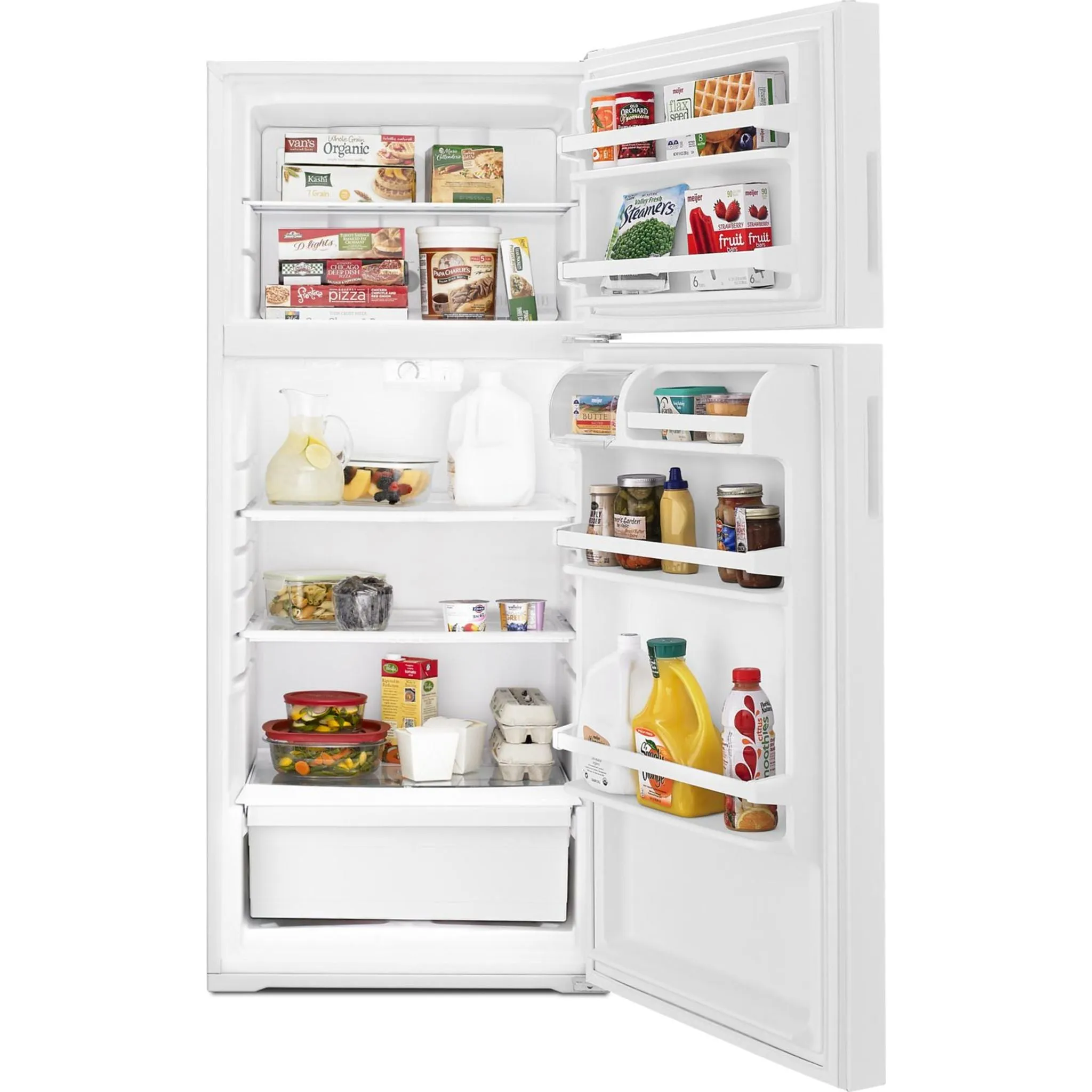 Amana 16 cu. ft. Top-Freezer Refrigerator with More Storage Capacity (ART316TFDW)