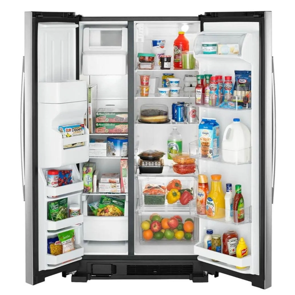 Amana 21.4 Cu. Ft. Side by Side Refrigerator in Stainless Steel