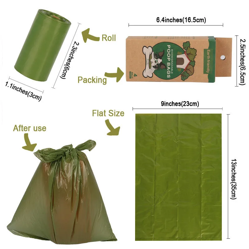 Biodegradable pet waste bags dog poop bags environmental pet waste bags