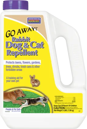 Bonide Go Away!® Rabbit, Dog & Cat Repellent Granules