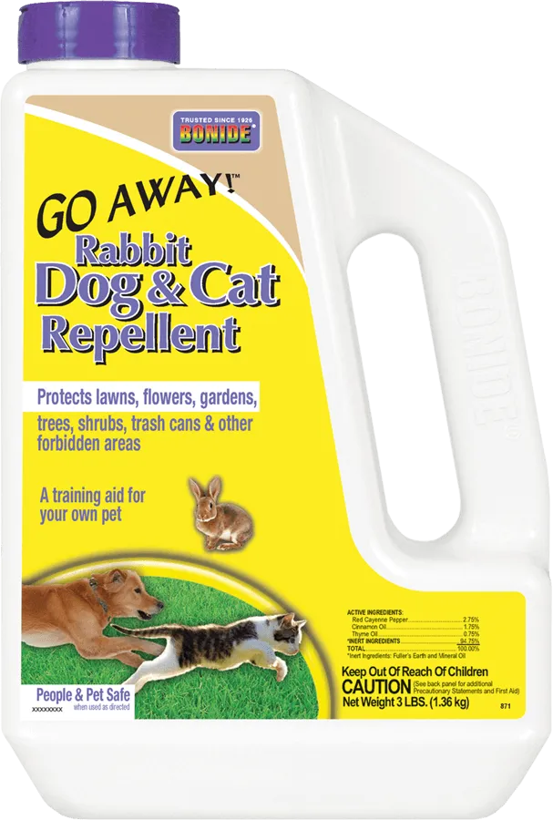 Bonide Go Away!® Rabbit, Dog & Cat Repellent Granules