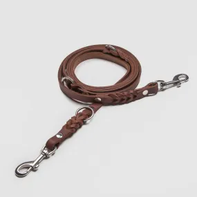 Cloud7: Riverside Park Brown Leather Dog Leash