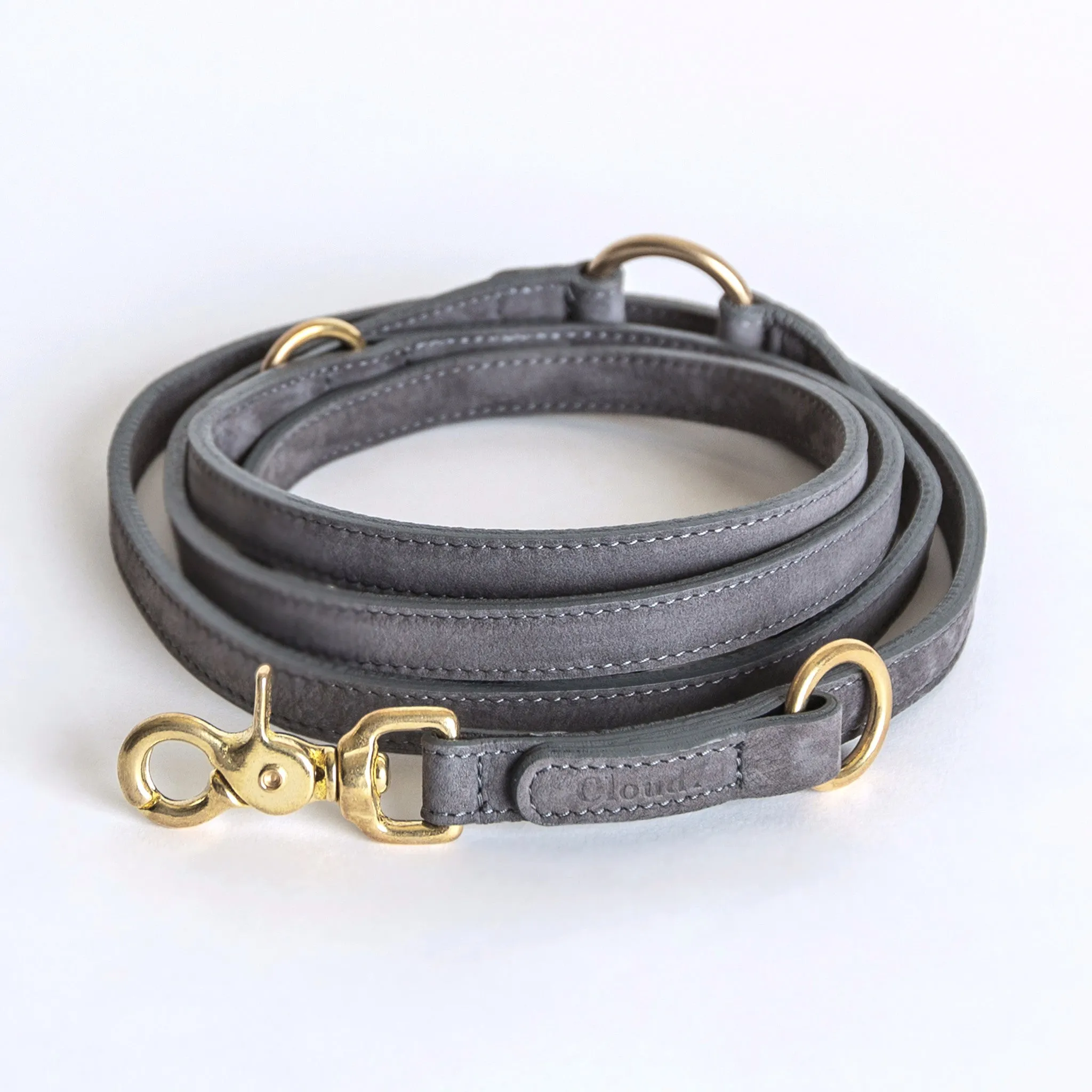 Cloud7: Tiergarten Nubuck Multiway Dog Leash in Taupe