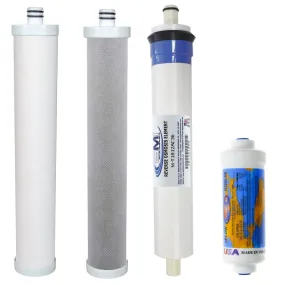 Culligan-Compatible Replacement Filter & Membrane Kit for Culligan AC-30 RO System | 1 Year Service Pack