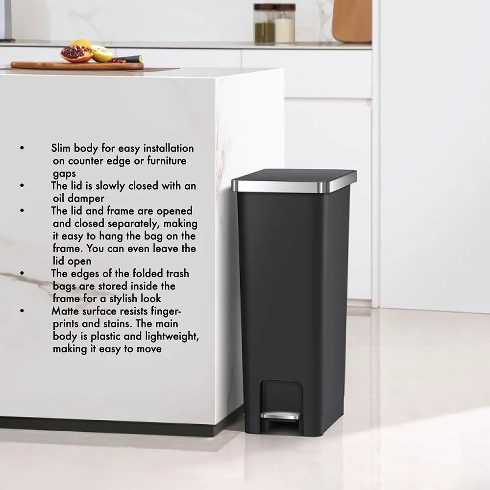 EKO Slim Dustbin | HANA Slim | EK6377 | 45L