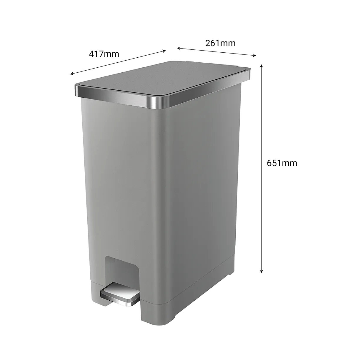 EKO Slim Dustbin | HANA Slim | EK6377 | 45L