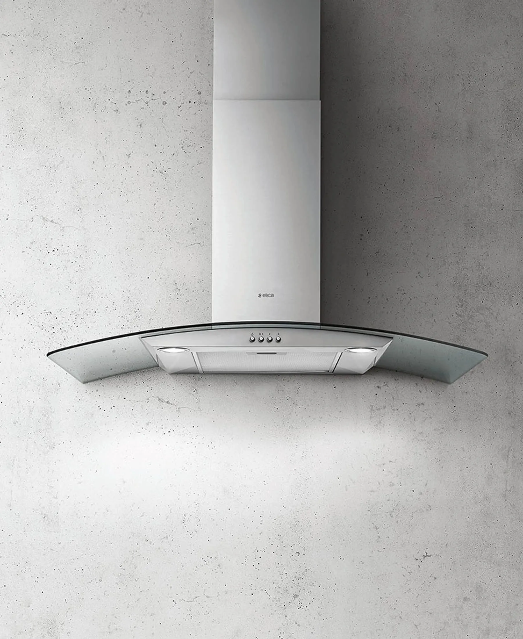 Elica Circus Wall hood 90cm - Sliver