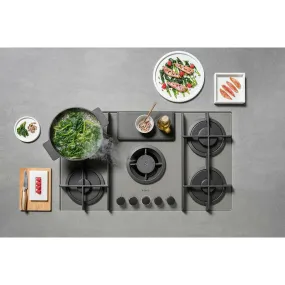 Elica NikolaTesla Flame 88CM Filtering Gas Hob - Black | NIKOFLAMERECYCLEBL