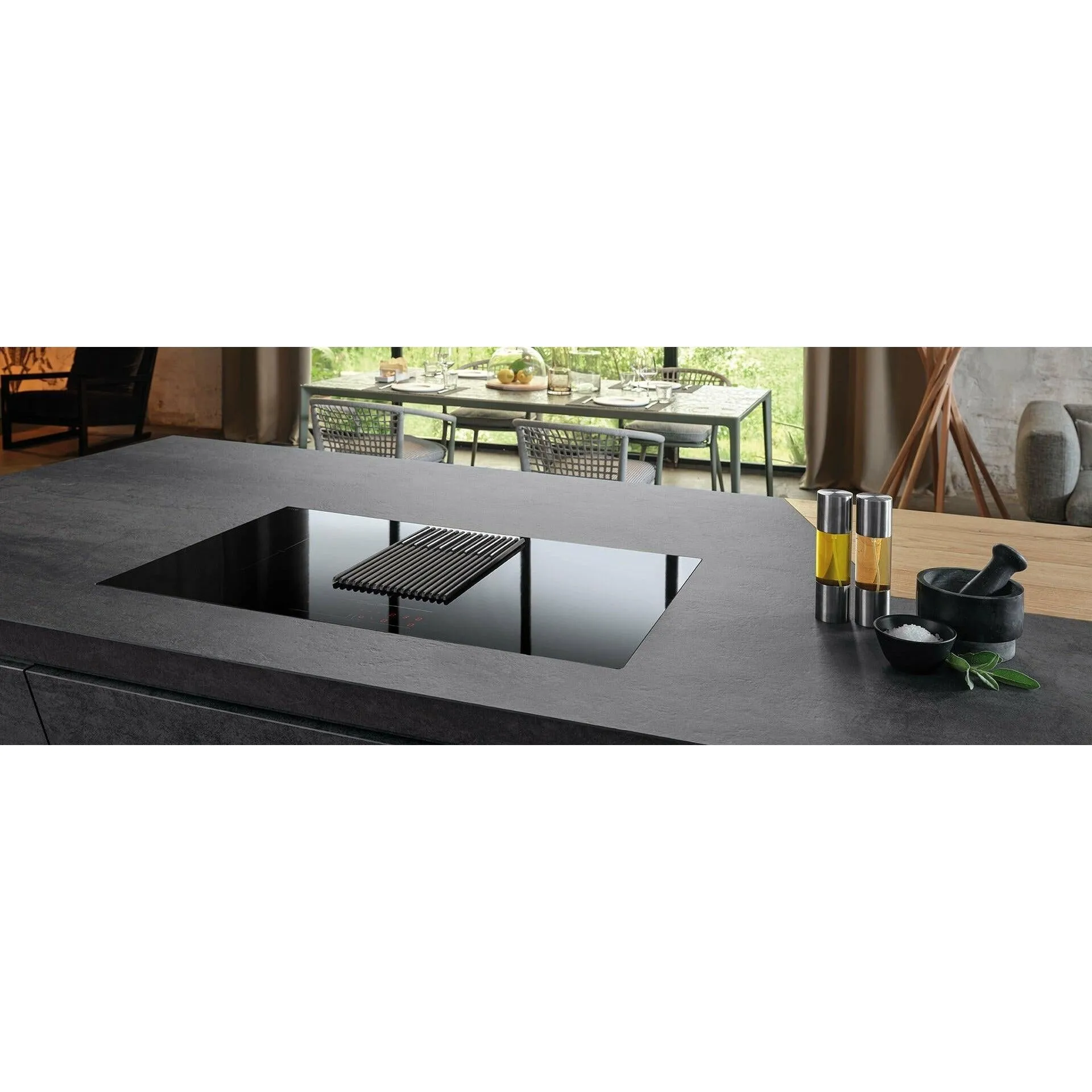 Elica NikolaTesla Libra 83CM Duct-out Induction Hob - Black | NIKOLIBRADUCTBL