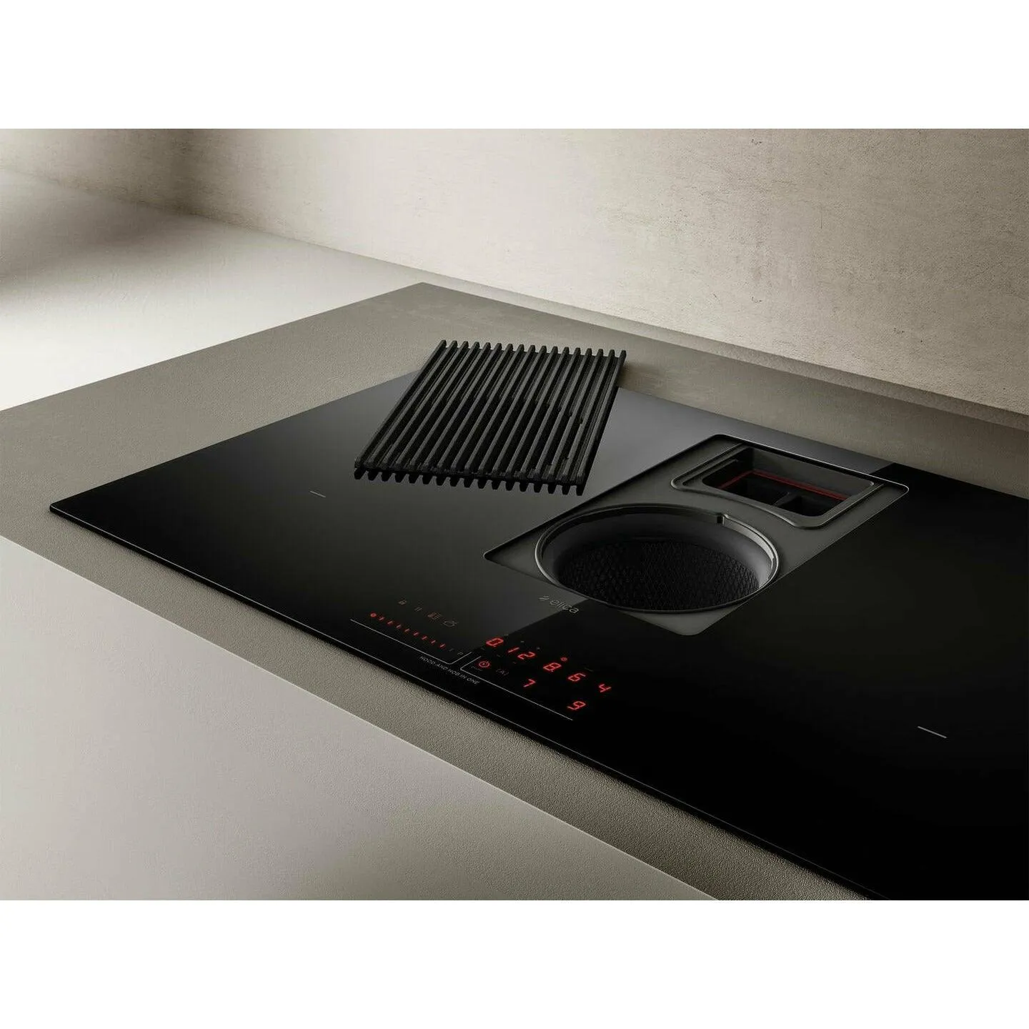 Elica NikolaTesla Prime 83CM Filtering Induction Hob - Black | NIKOPRIMERECYCLEBL