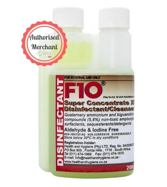 F10 Super Concentrate XD Disinfectant/Cleanser (with Detergent)