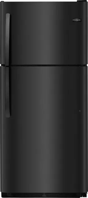 Frigidaire - 20.4 Cu. Ft. Top-Freezer Refrigerator - Black