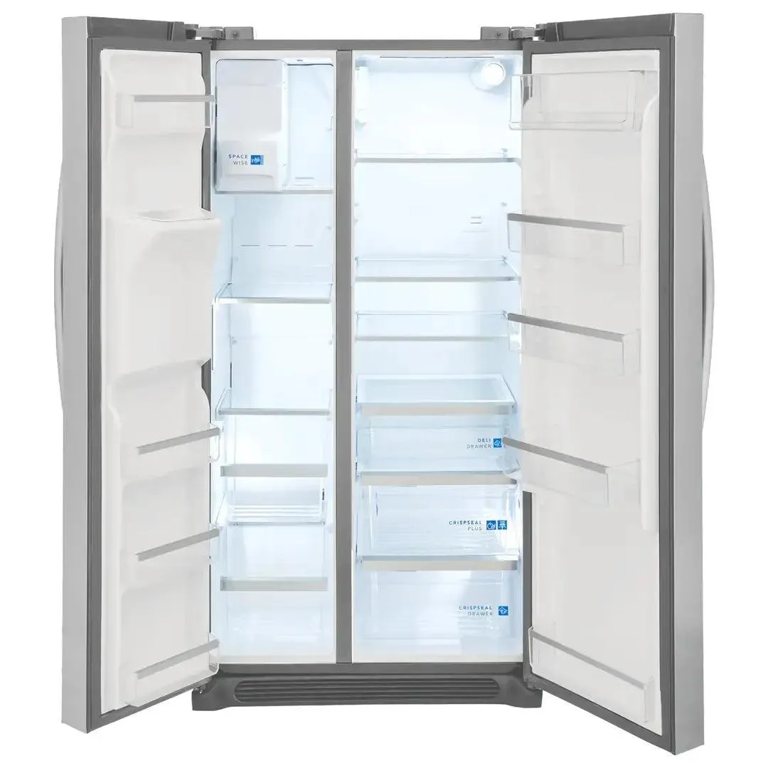 Frigidaire Gallery 22.3 Cu. Ft. 36'' Counter Depth- Side by Side Refrigerator Stainless Steel*