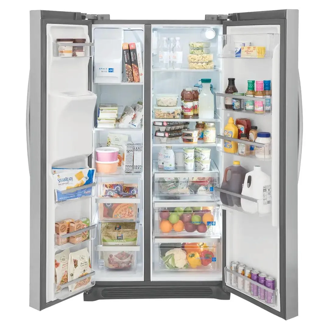 Frigidaire Gallery 22.3 Cu. Ft. 36'' Counter Depth- Side by Side Refrigerator Stainless Steel*