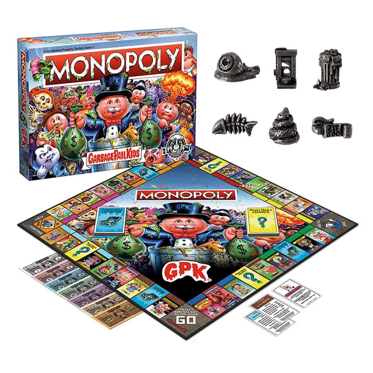 Garbage Pail Kids Monopoly Set by Topps x Hasbro