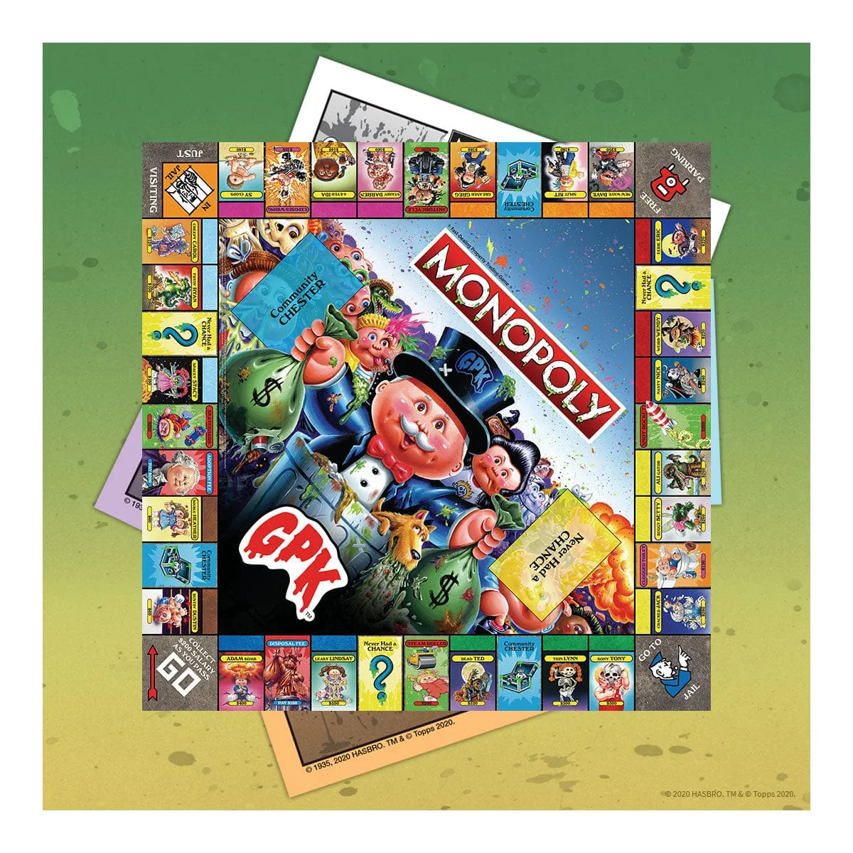 Garbage Pail Kids Monopoly Set by Topps x Hasbro