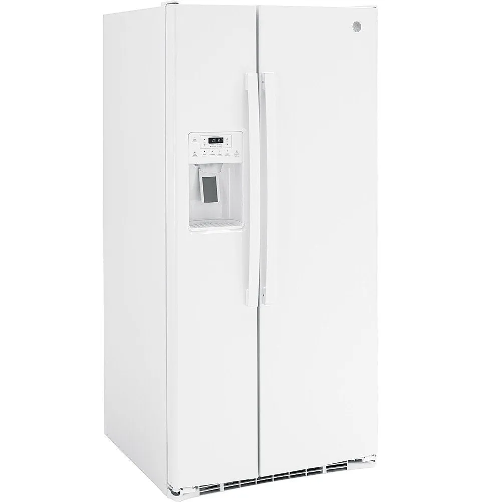 GE - 23.0 Cu. Ft. Side-By-Side Refrigerator