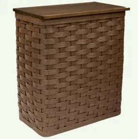 Hamper with Hinged Lid