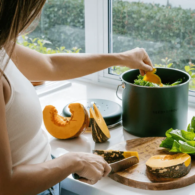 Kitchen Compost Bin | Moss