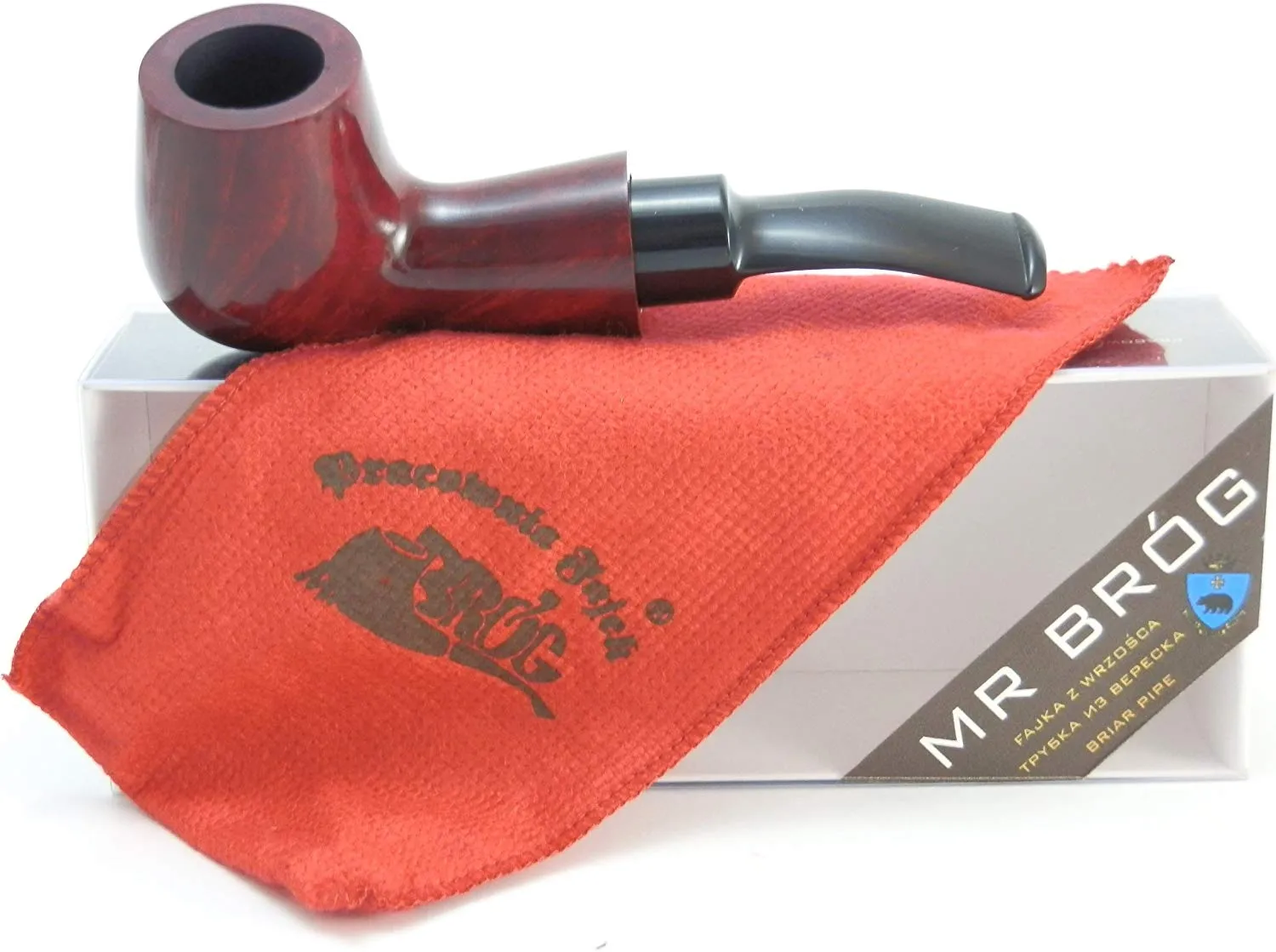 No. 89 Standup Mediterranean Briar Wood Tobacco Pipe