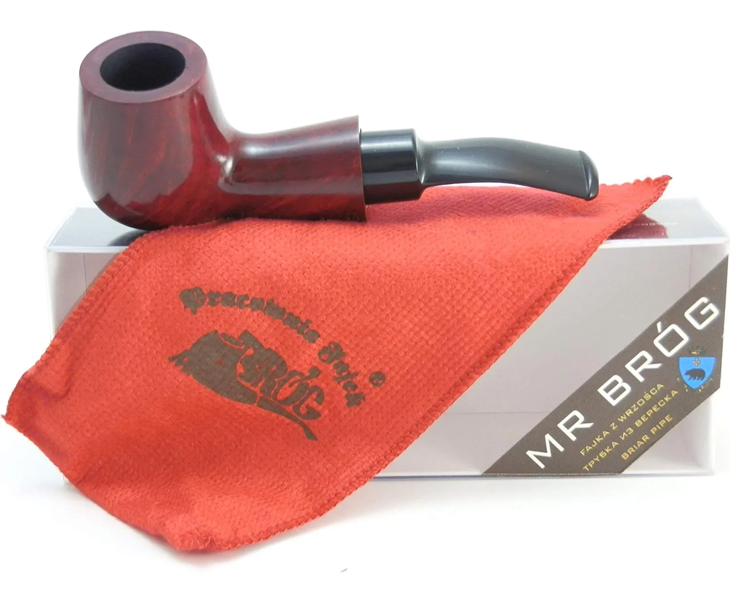 No. 89 Standup Mediterranean Briar Wood Tobacco Pipe