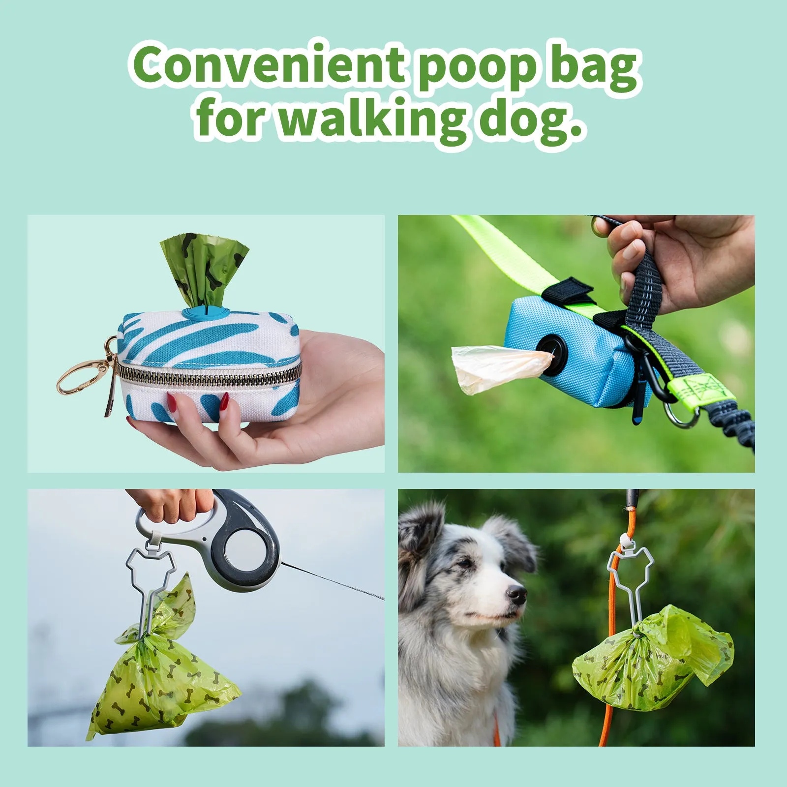 Outdoor Degradable Dog Waste Bag Environmental Protection Stool Bag Car Pet Garbage Bag with Dog Distributor