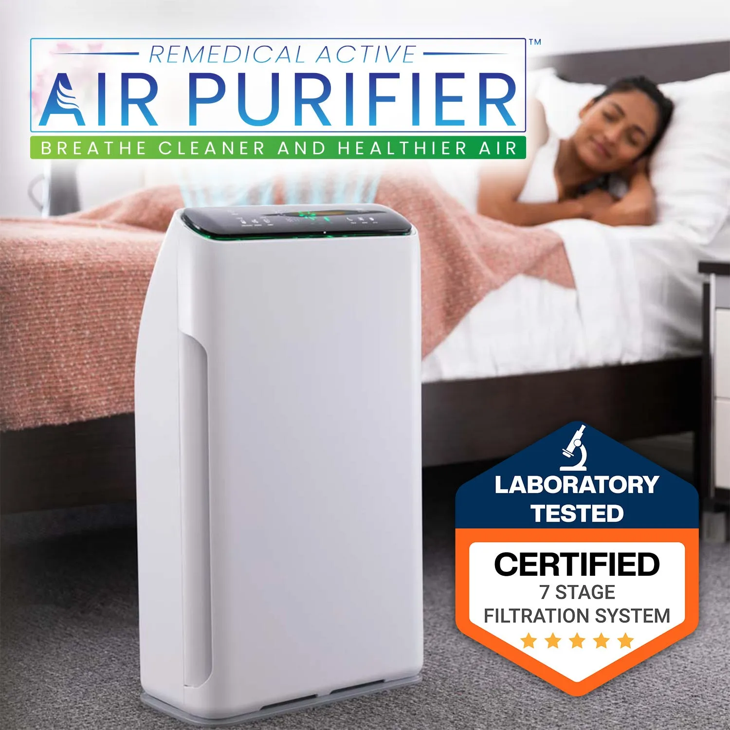 Remedical® Active Air Purifier Removes Odours, Dust, and More