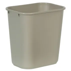 Rubbermaid® 28 Quart Wastebasket (FG295600BEIG) - Beige