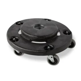 Rubbermaid® Black Trash Can Dolly w/ Casters for Brute® 20 - 55 Gallon Trash Containers