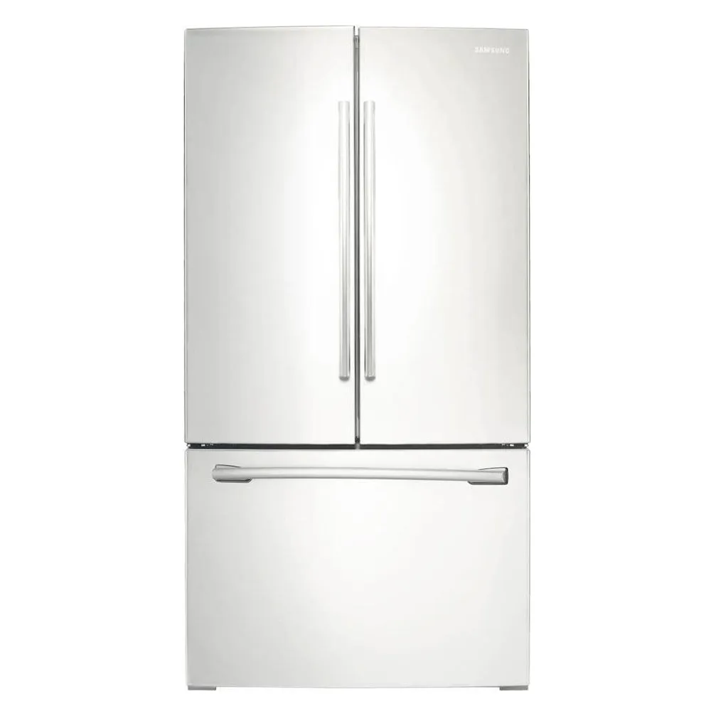 Samsung - 25.5 Cu. Ft. French Door Refrigerator with Internal Water Dispenser - White