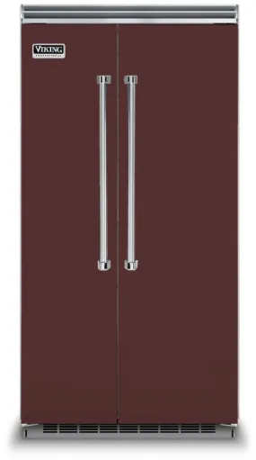 Viking 5 Series VCSB5423KA 42" Built-In Side by Side Kalamata Red Refrigerator