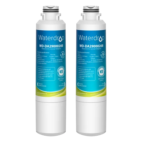 Waterdrop Replacement for Samsung DA29-00020B Refrigerator Water Filter