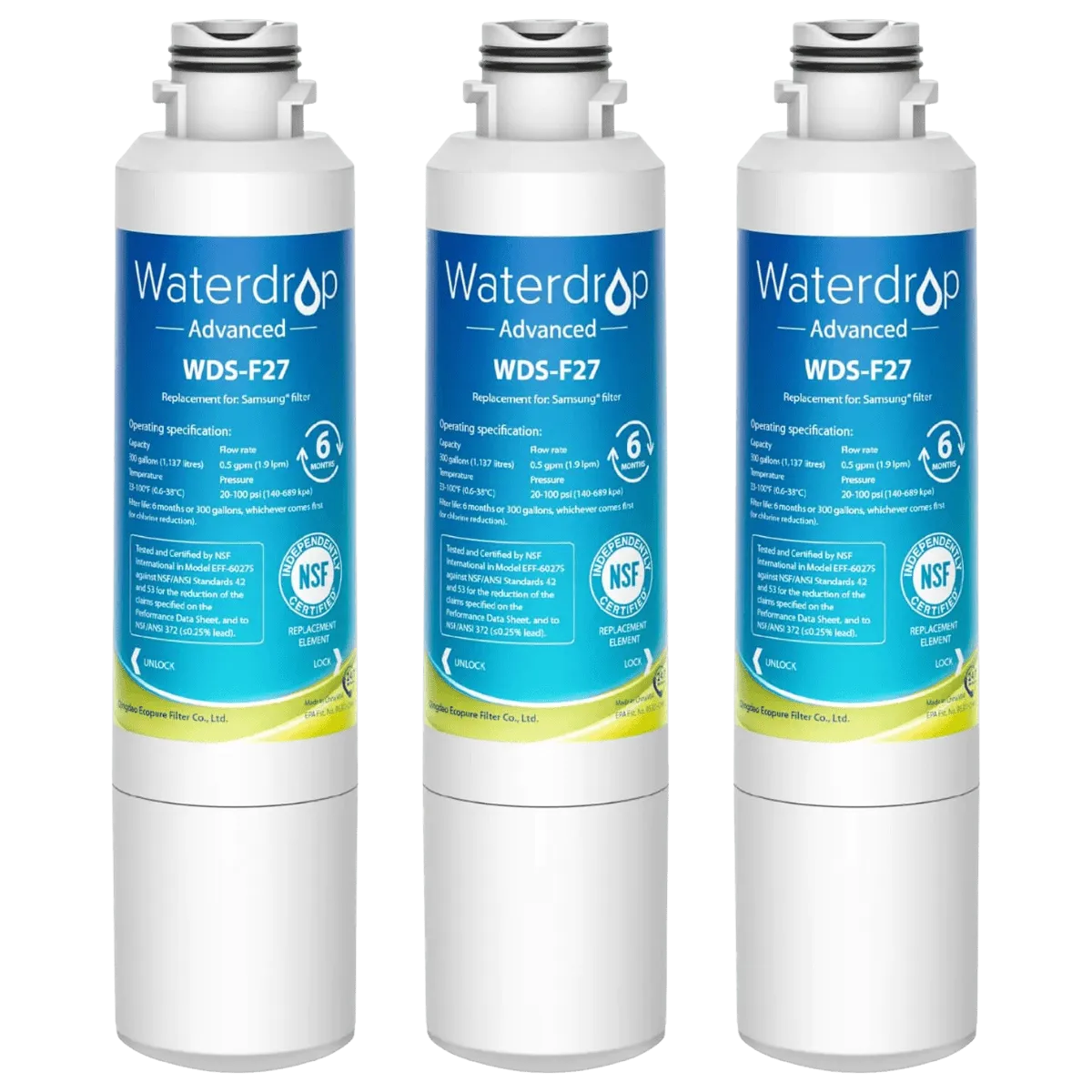 Waterdrop Replacement for Samsung HAF-CIN/EXP Refrigerator Water Filter