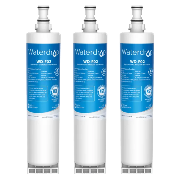 Waterdrop Replacement for Whirlpool ®4396508 4396510 Refrigerator Water Filter, NSF 42, 372