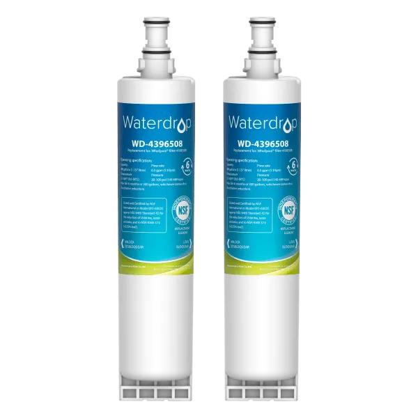 Waterdrop Replacement for Whirlpool ®4396508 4396510 Refrigerator Water Filter, NSF 53, 42, 372