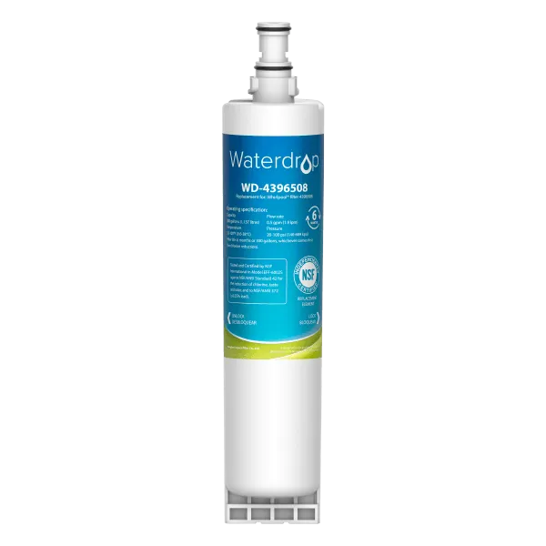 Waterdrop Replacement for Whirlpool ®4396508 4396510 Refrigerator Water Filter, NSF 53, 42, 372